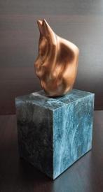 Abstract bronzen beeld van een vrouwelijk naakte in oefening, Antiek en Kunst, Ophalen of Verzenden, Brons