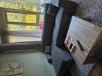 Bank Aberdeen met chaise longue links Cremona - grijs, Huis en Inrichting, Ophalen, Gebruikt
