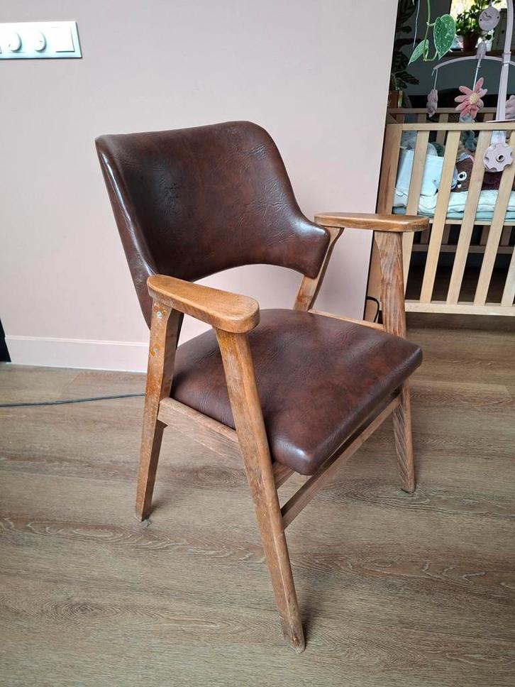 Pastoe FT30 Stoel - Cees Braakman Design 2 stuks, skai leer, Antiek en Kunst, Antiek | Meubels | Stoelen en Banken, Ophalen