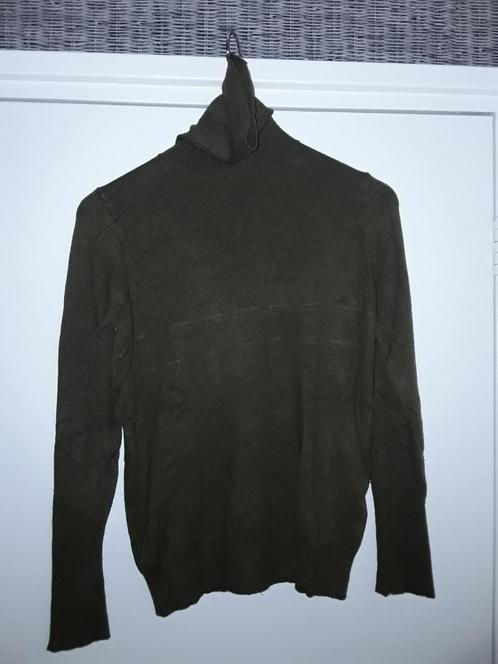 Zara Donkerbruine Dunne Trui Met Kol Maat M, Kleding | Dames, Truien en Vesten, Gedragen, Maat 38/40 (M), Bruin, Verzenden