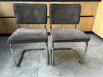 Zuiver Ridge Rib stoel grijs, Huis en Inrichting, Stoelen, Ophalen, Gebruikt, Twee, Stof
