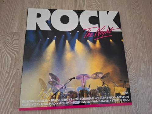 2 LP verzamel Rock The Night. (1987), Cd's en Dvd's, Vinyl | Verzamelalbums, Zo goed als nieuw, Rock en Metal, Ophalen of Verzenden