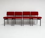 Set van 4 Pali eetkamerstoelen van Louis van Teeffelen, 1960, Gebruikt, Webe, Design, Ophalen of Verzenden