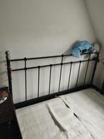 Klassiek zwart metalen 2 persoons bed, Huis en Inrichting, Slaapkamer | Bedden, Ophalen, Zo goed als nieuw, Twijfelaar, 200 cm