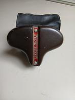 Oud zadel hygia no 1 jaren 70 met tasje, Fietsen en Brommers, Fietsonderdelen, Ophalen of Verzenden, Zo goed als nieuw, Algemeen