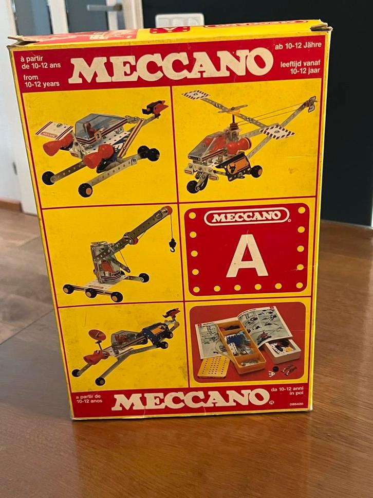 Vintage Meccano Set A, Hobby en Vrije tijd, Overige Hobby en Vrije tijd, Gebruikt, Ophalen of Verzenden