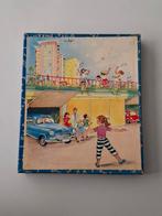 Oude dubbelzijdige puzzel 63 stukjes '50, Ophalen of Verzenden