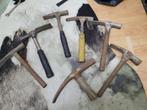 7 stuks oude vintage stratenmakers en bouwvakkers hamers, Antiek en Kunst, Antiek | Gereedschap en Instrumenten, Ophalen of Verzenden