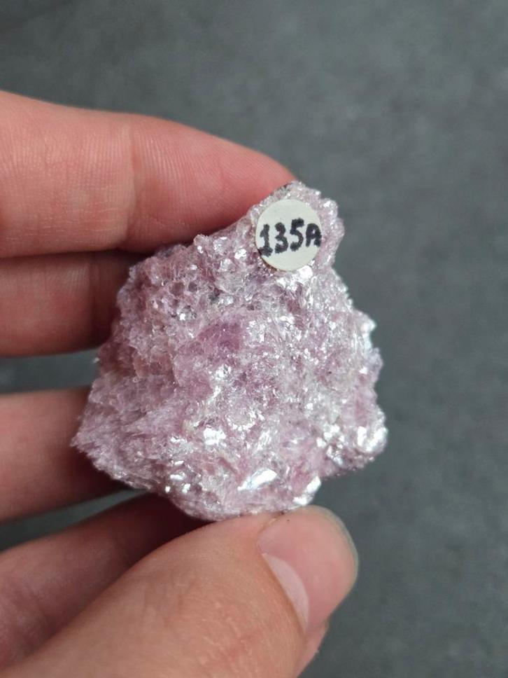 Lepidoliet uit New Mexico, USA, Verzamelen, Mineralen en Fossielen, Mineraal, Ophalen of Verzenden