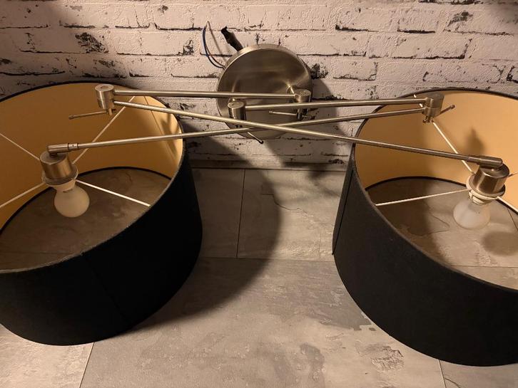 Plafondlamp, Huis en Inrichting, Lampen | Plafondlampen, Zo goed als nieuw, Kunststof, Metaal, Ophalen