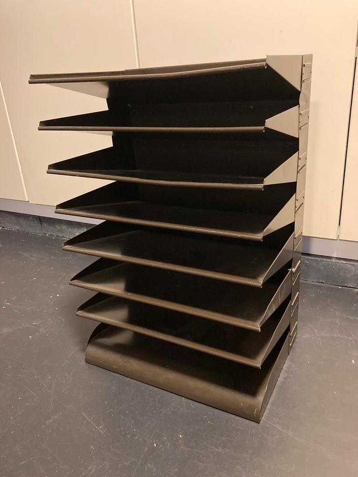Vintage metalen archiefkast, Huis en Inrichting, Kasten | Schoenenkasten, Gebruikt, Ophalen