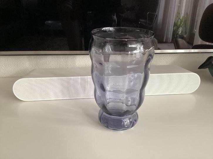 Leerdam glas A.D.Copier GL optiek vaas, Antiek en Kunst, Antiek | Glas en Kristal, Ophalen