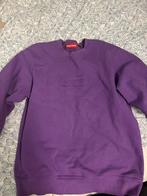 Supreme cutout logo crewneck violet, Kleding | Heren, Maat 48/50 (M), Ophalen of Verzenden, Supreme, Zo goed als nieuw