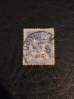 Frankrijk 25c Postzegel - Gestempeld, Verzenden