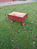 Houten bolderkar / aanhanger, Fietsen en Brommers, Fietsaccessoires | Aanhangers en Karren, Ophalen of Verzenden, Gebruikt