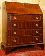 Engels mahonie Klepbureau Secretaire Bureau laden kast desk, Antiek en Kunst, Ophalen