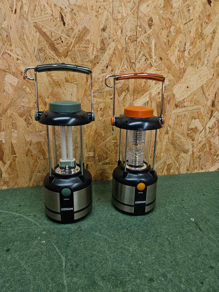 2x Osram Camping Lampen, Caravans en Kamperen, Zaklampen, Gebruikt, Batterij, Ophalen of Verzenden