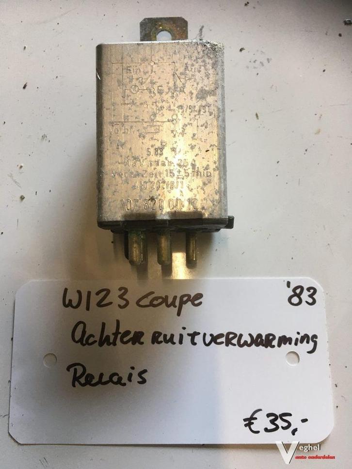 Mercedes w123 coupe Achterruit verwarming relais 1983, Auto-onderdelen, Elektronica en Kabels, Gebruikt, Ophalen of Verzenden