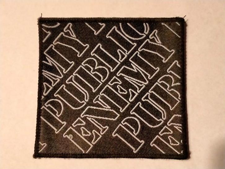 Public enemy patch vintage metal muziek embleem, Verzamelen, Muziek, Artiesten en Beroemdheden, Nieuw, Kleding, Ophalen of Verzenden