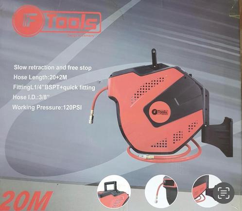Luchthaspel met 20 meter slang nu €79, Auto diversen, Autogereedschap, Nieuw, Ophalen of Verzenden