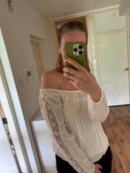 Off shoulder top van Hollister maat M, Maat 38/40 (M), Wit, Ophalen of Verzenden, Zo goed als nieuw