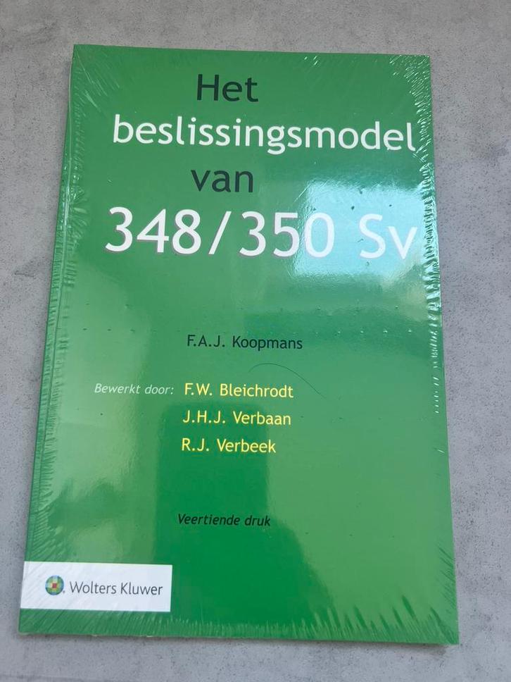 F.A.J. Koopmans - Het beslissingsmodel van 348/350 Sv, Boeken, Wetenschap, Nieuw, Ophalen of Verzenden