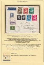 Poststuk Nederland mengfrankering 1950. Zie afbeelding., Ophalen of Verzenden, Brief
