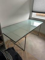 Vintage eetkamertafel Moment Ikea, Huis en Inrichting, Tafels | Eettafels, Ophalen, Gebruikt, 50 tot 100 cm, Glas