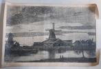 Grote litho poster van Jupp Wiertz ? Nederlands landschap, Ophalen of Verzenden, A1 t/m A3, Reclame, Rechthoekig Staand
