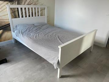 Witte Hemnes/Idanäs Bedframe 140x200 inclusief Matras! - afbeelding 3