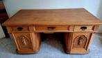 Massief eiken bureau, Huis en Inrichting, Bureaus, Ophalen, Zo goed als nieuw, Bureau