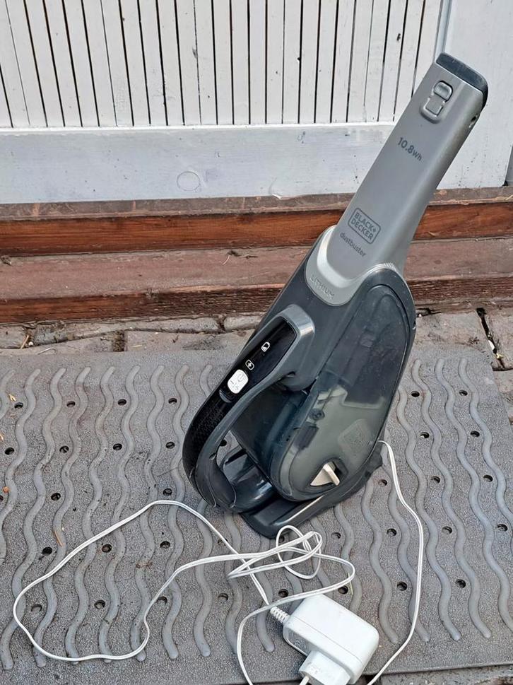 Black & Decker Kruimeldief - Donkerblauw, Witgoed en Apparatuur, Stofzuigers, Gebruikt, Kruimeldief, Minder dan 1200 watt, Reservoir