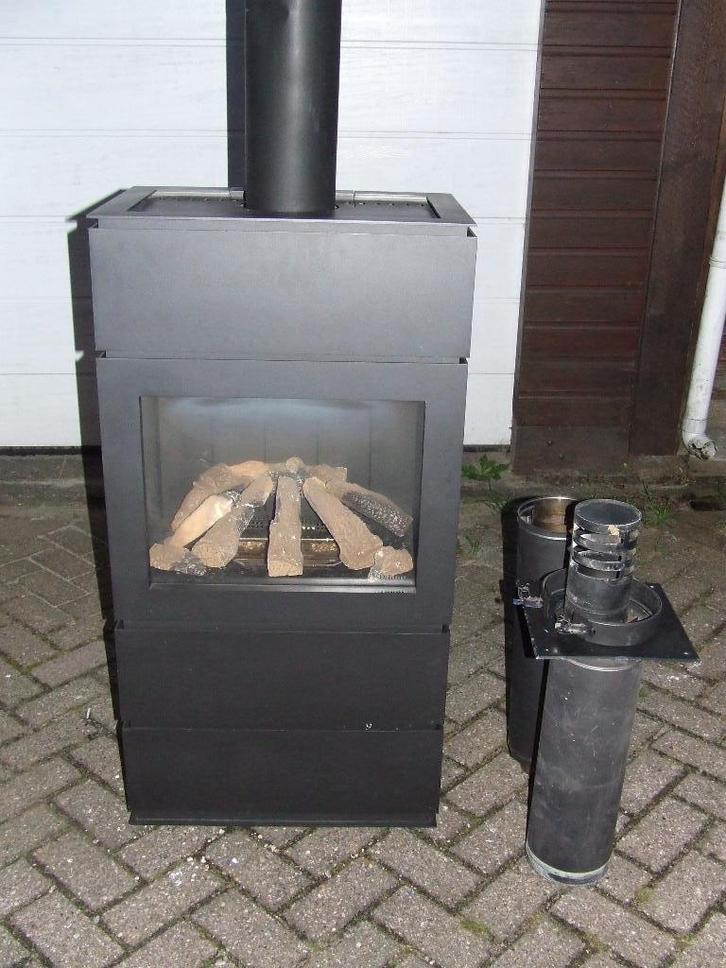 Faber Blokhus Gashaard met Gesloten Verbranding, Huis en Inrichting, Kachels, Zo goed als nieuw, Vrijstaand, Gaskachel, Gas, Ophalen