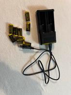 Nitecore RCR123A Oplaadbare Batterijen + Lader, Ophalen of Verzenden, Nieuw, Oplaadbaar
