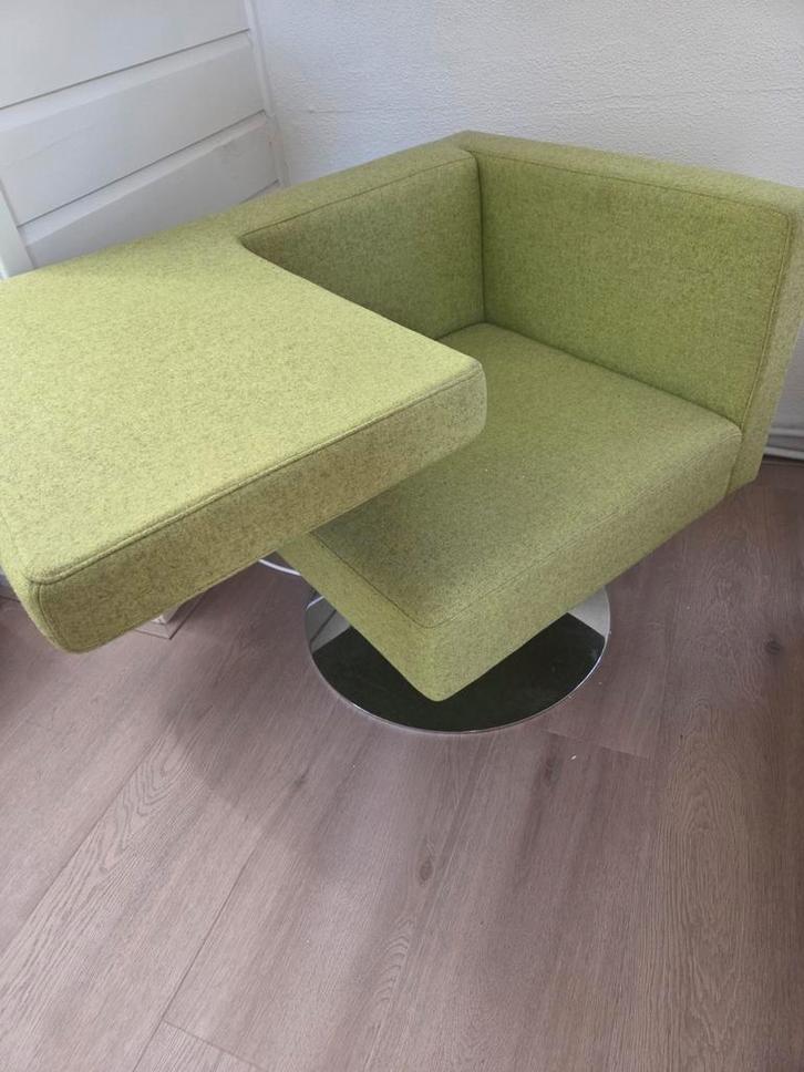 Offecct Solitaire fauteuil, Huis en Inrichting, Fauteuils, Gebruikt, Stof, 75 tot 100 cm, Minder dan 75 cm, Ophalen