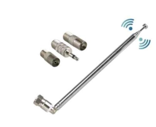FM, DAB, DAB+, uitschuifbare antenne voor perfecte ontvangst, Telecommunicatie, Antennes en Masten, Nieuw, Antenne, Ophalen of Verzenden