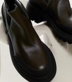 Zara groen leren stoer Chelsea boots maat 37 nieuw, Zara, Lage of Enkellaarzen, Nieuw, Ophalen of Verzenden