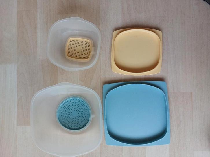 Grote en kleine cheesesmart kaasdoos zgan., Huis en Inrichting, Keuken | Tupperware, Zo goed als nieuw, Ophalen of Verzenden