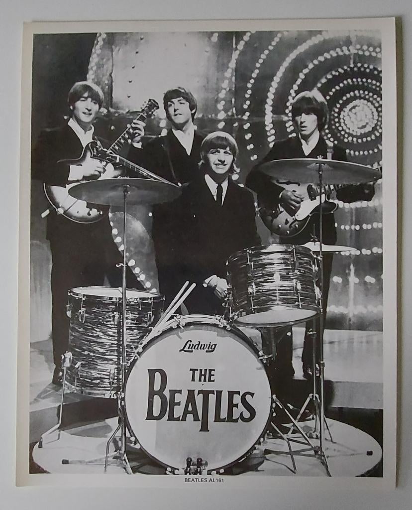 vintage (promo) foto The Beatles, Verzenden, Zo goed als nieuw, Foto of Kaart