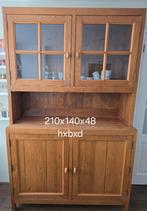 Eikenhouten buffetkast, 200 cm of meer, Ophalen of Verzenden, 25 tot 50 cm, Gebruikt