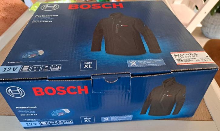 Bosch GHJ 12+18V XA Verwarmde Jas XL - Nieuw!, Doe-het-zelf en Verbouw, Veiligheidskleding, Nieuw, Ophalen of Verzenden