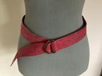 Roze, leren riem/ceintuur, Kleding | Dames, Riemen en Ceinturen, Overige kleuren, 3 tot 5 cm, Echt leder, 90 tot 100 cm
