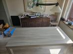 Eettafel, Huis en Inrichting, Tafels | Eettafels, Ophalen, Vijf personen of meer, Rechthoekig, 50 tot 100 cm