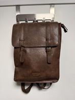 Donkerbruin (nep) leren rugzak, 25 tot 40 cm, Zo goed als nieuw, 30 tot 45 cm, Ophalen