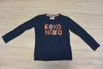 Koko Noko - Donkerblauwe longsleeve, Kinderen en Baby's, Kinderkleding | Maat 104, Gebruikt, Meisje, Ophalen of Verzenden, Shirt of Longsleeve