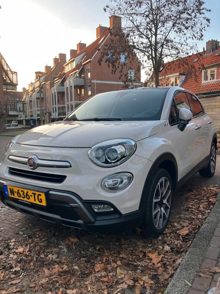 Fiat 500X 1.4 T Multiair 100KW 2016 Wit, Auto's, Fiat, Particulier, 500X, Achteruitrijcamera, Airbags, Airconditioning, Alarm