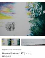 Litho van de kunstenaar Hannes Postma,, Ophalen of Verzenden