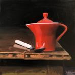 Stilleven met melkkan (2020), Antiek en Kunst, Kunst | Schilderijen | Klassiek, Ophalen of Verzenden