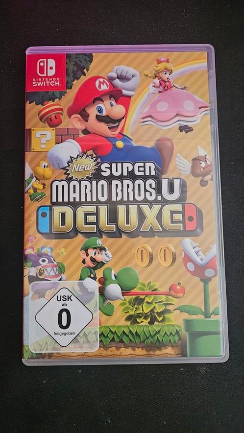 New Super Mario Bros. U Deluxe - Nintendo Switch, Spelcomputers en Games, Games | Nintendo Switch, Zo goed als nieuw, Platform