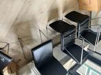6 ikea stoelen, Huis en Inrichting, Stoelen, Ophalen, Overige materialen, Gebruikt, Zwart